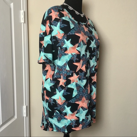 NWT LuLaRoe AMERICANA Irma Tunic Top - Picture 2 of 6